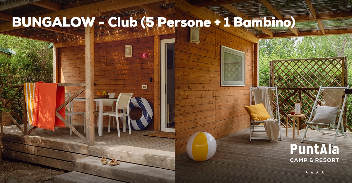 Bungalow Club - 5 Persone + 1 Bambino